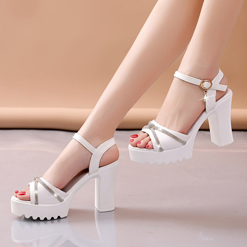 Summer New Women's High Heel Sandals