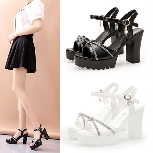Summer New Women's High Heel Sandals